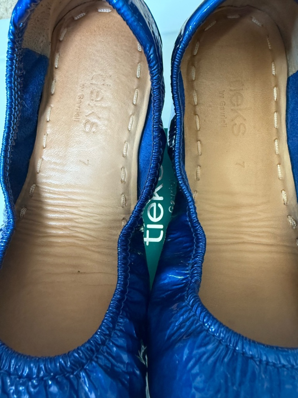 Tieks by Gavrieli Sapphire Blue Ballet Flats 7 - Picture 3 of 9